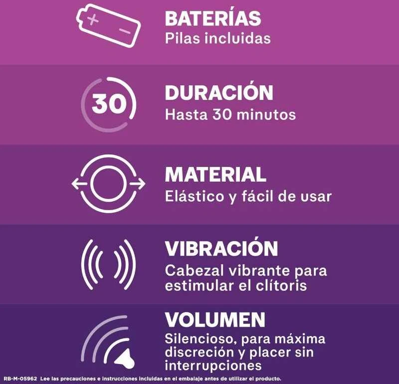 "Durex Intense Orgasmic Little Devil" vibruojantis penio žiedas