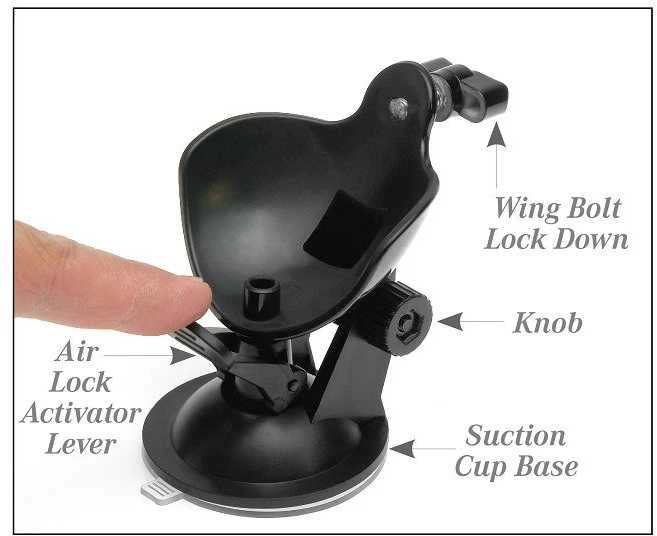 Pipedream PET Mega-Bator Mouth Raudona/Clear