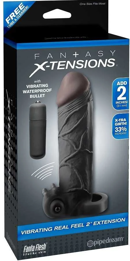 Pipedream Dark FX Real Feel 2" prailginimas, tamsus