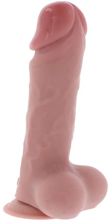 Get Real Prabangus dvigubo tankio storas dildo TPE 23 cm