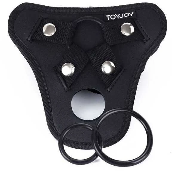 Get Real TOYJOY Strap-On Pleasure diržai Juodas
