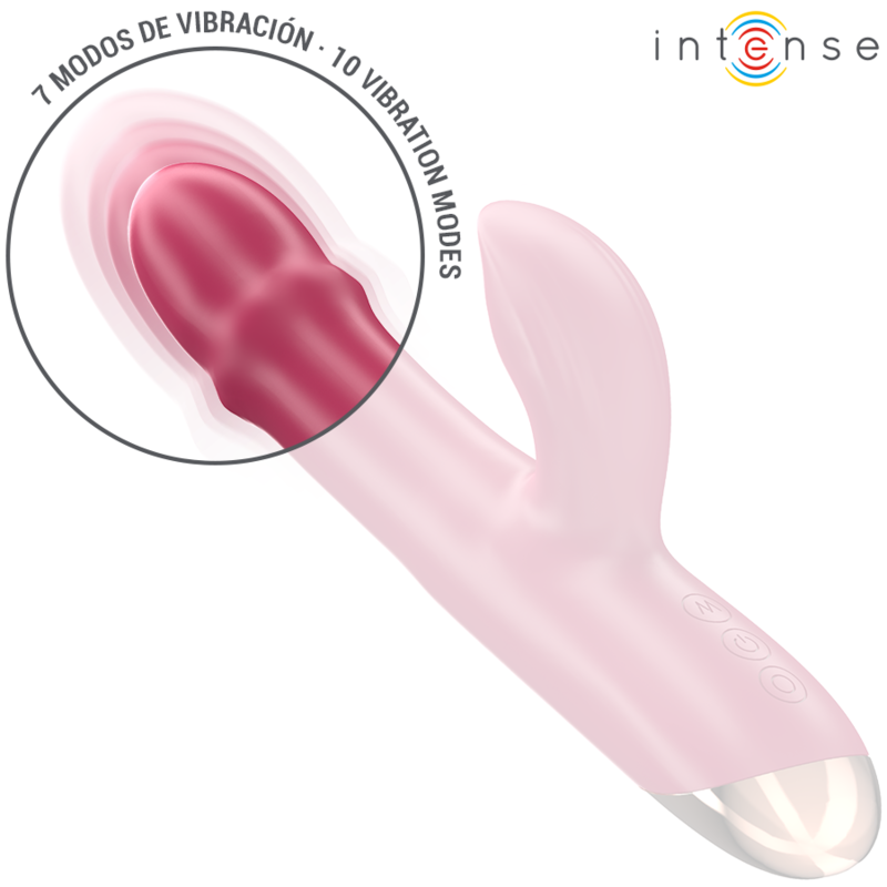 Intense Fun INTENSE - CHLOE MULTIFUNCTION VIBRATOR 3 IN 1 Raudonas