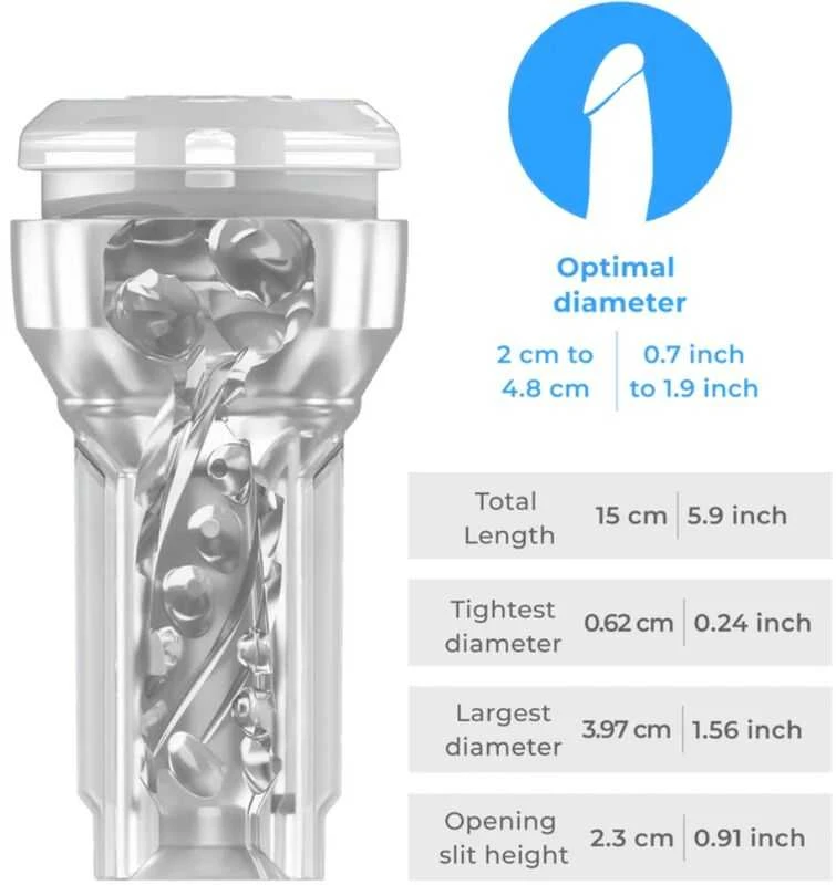 Kiiroo PowerBlow+Pocket Crystal Strok