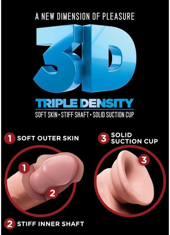 Pipedream KCP 12 TD penis su kamuoliukais