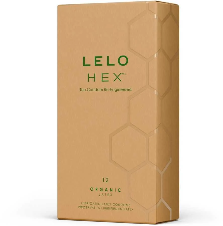 LELO - HEX ORGANIC CONDOM BOX 12 UNITS