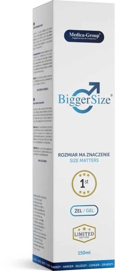 Medica MEDICA-GROUP_Bigger Size intymus gelis vyrams skirtas varpos didinimui 150ml