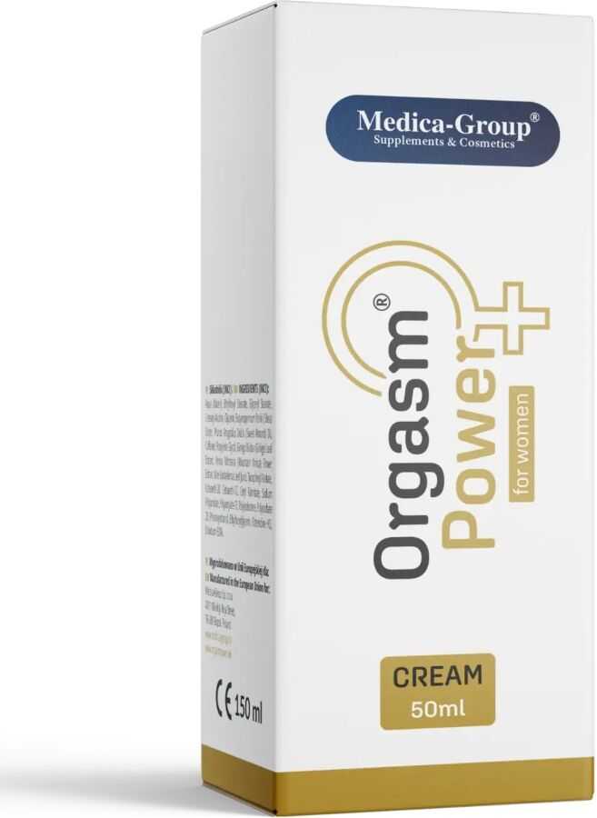 Medica Group Orgasm Power for Women Kreminis intymus kremas, sustiprinantis orgazmą 50ml