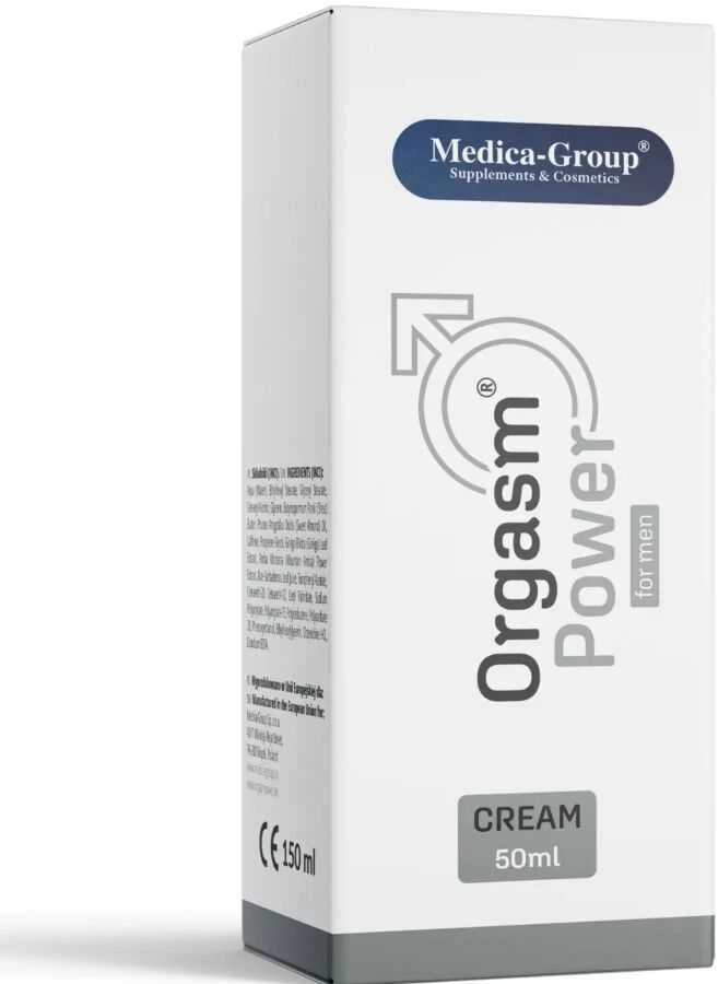 Medica Group Orgasm Power for Men Kreminis intymus kremas stipriai ir ilgai erekcijai 50ml