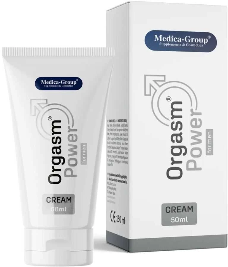 Medica Group Orgasm Power for Men Kreminis intymus kremas stipriai ir ilgai erekcijai 50ml