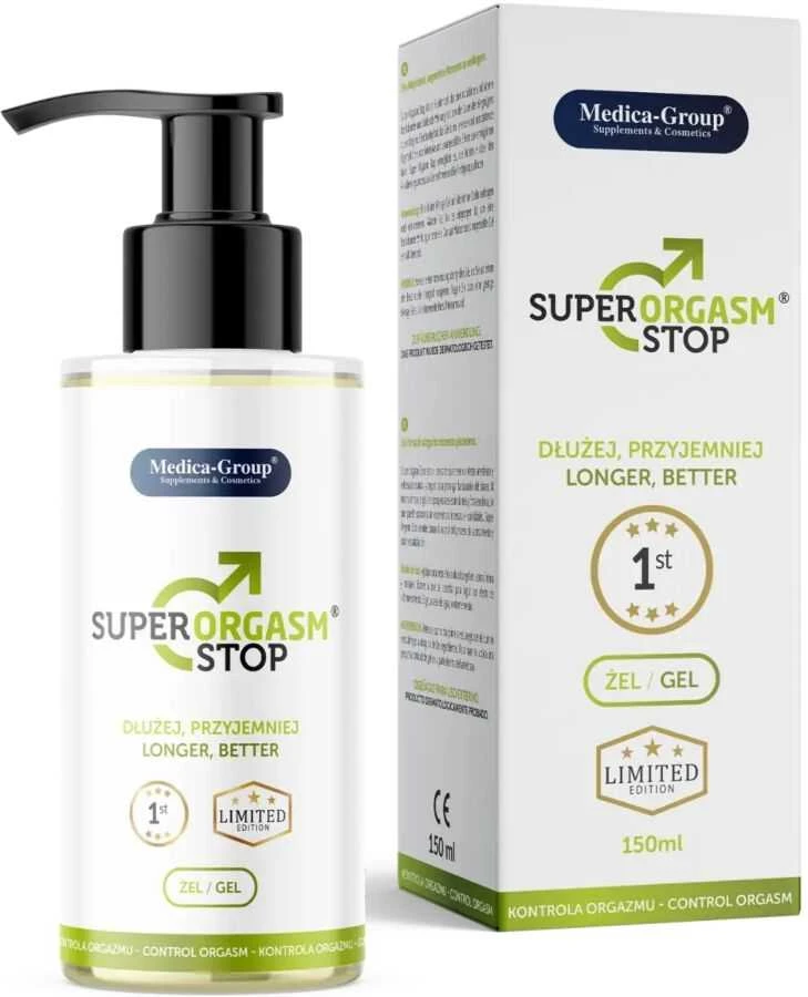 Medica Group Medica MEDIA- GROUP _ Super Orgazmas Stabdyti gelį, siekiant palengvinti orgazmo kontrolę 150ml
