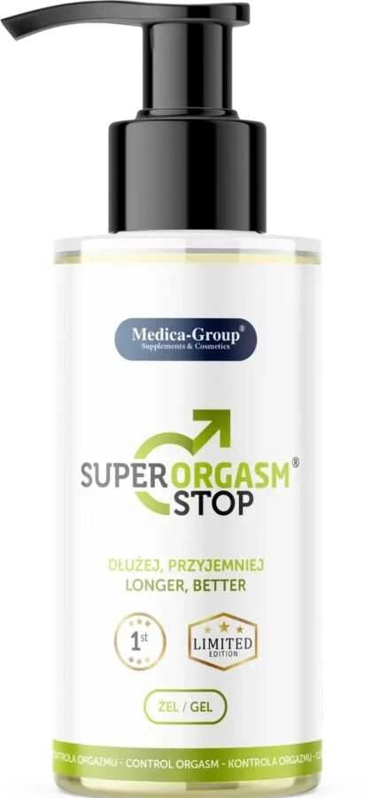 Medica Group Medica MEDIA- GROUP _ Super Orgazmas Stabdyti gelį, siekiant palengvinti orgazmo kontrolę 150ml