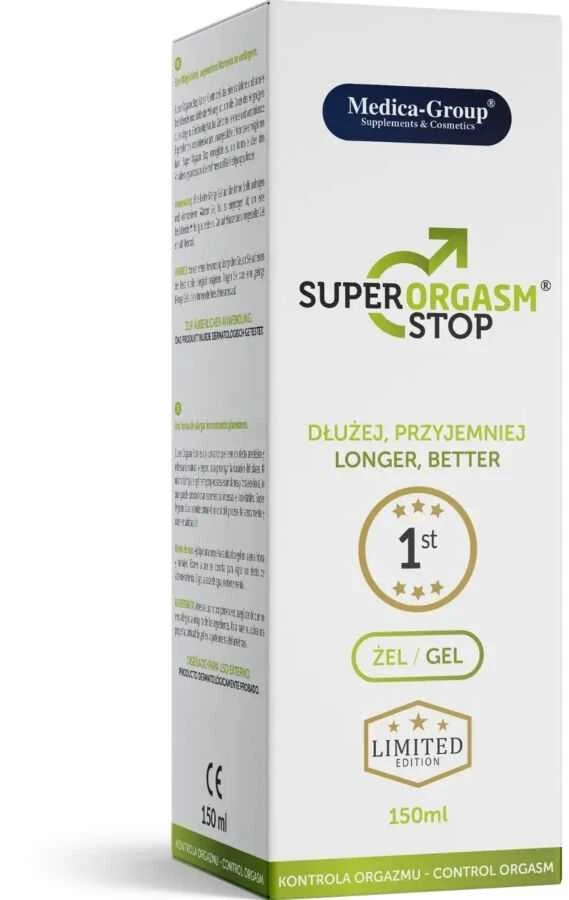 Medica Group Medica MEDIA- GROUP _ Super Orgazmas Stabdyti gelį, siekiant palengvinti orgazmo kontrolę 150ml