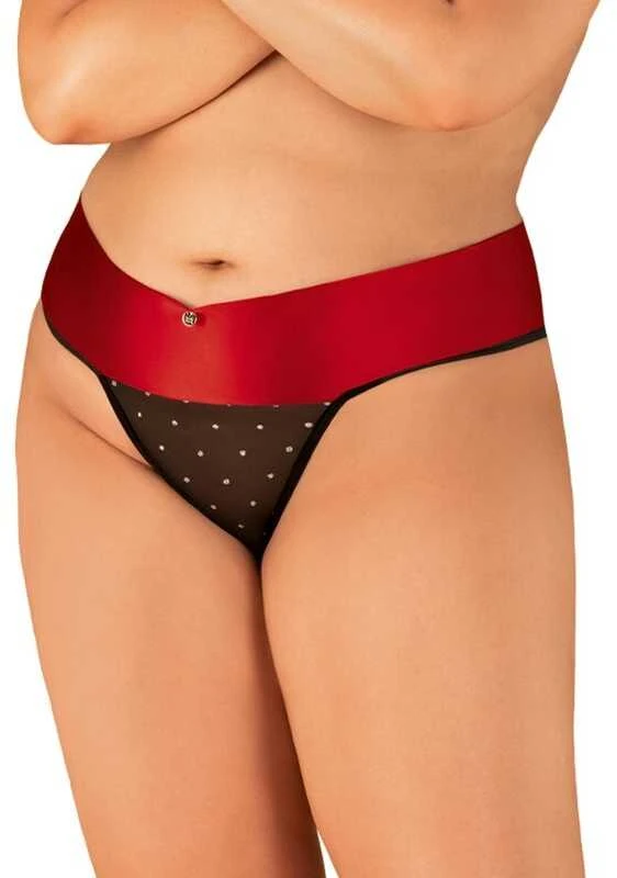 Obsessive Panties Thong Kelnaitės erotinis lankelis obsessive tienes 2xl