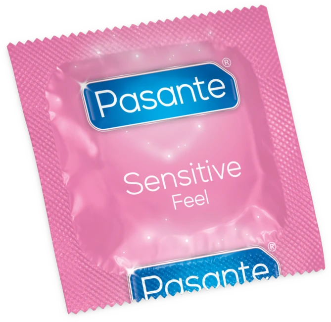 Pasante Healthcare „Pasante Sensitive/Feel“ prezervatyvai, 3 vnt.