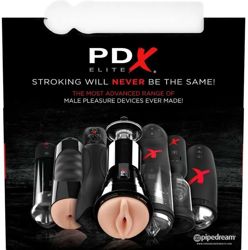 Pipedream PEE Vibrating Stroker Ekranas