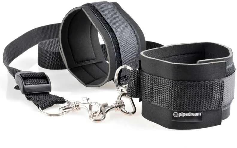 Pipedream FFS Cuff & Tether Set Juodas