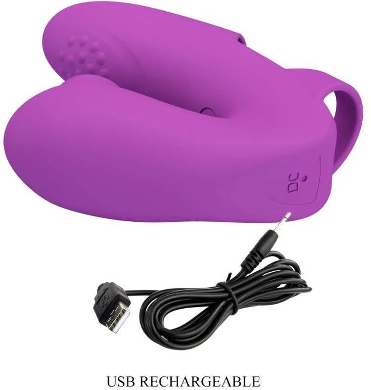 PRETTY LOVE – Super Finger ATHENA Violetinė, 7 vibravimo funkcijos 7 bakstelėjimo funkcijos Atminties funkcija