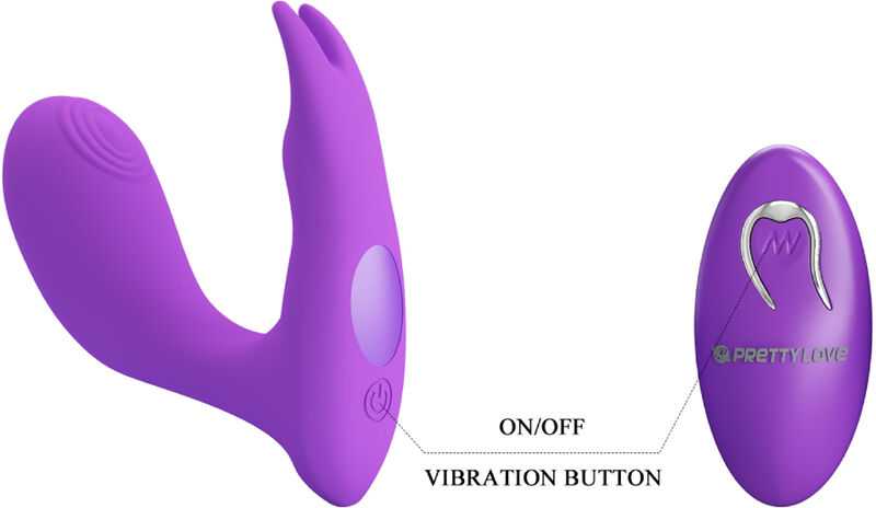 Pretty Love Bottom LYBAILE Pretty Love Idabelle Remote Stimulator Violetinė