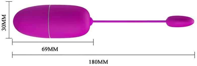 Pretty Love Bottom LYBAILE Pretty Love Nymph bullet vibration Mobile APP nuotolinio valdymo pultas Violetinė