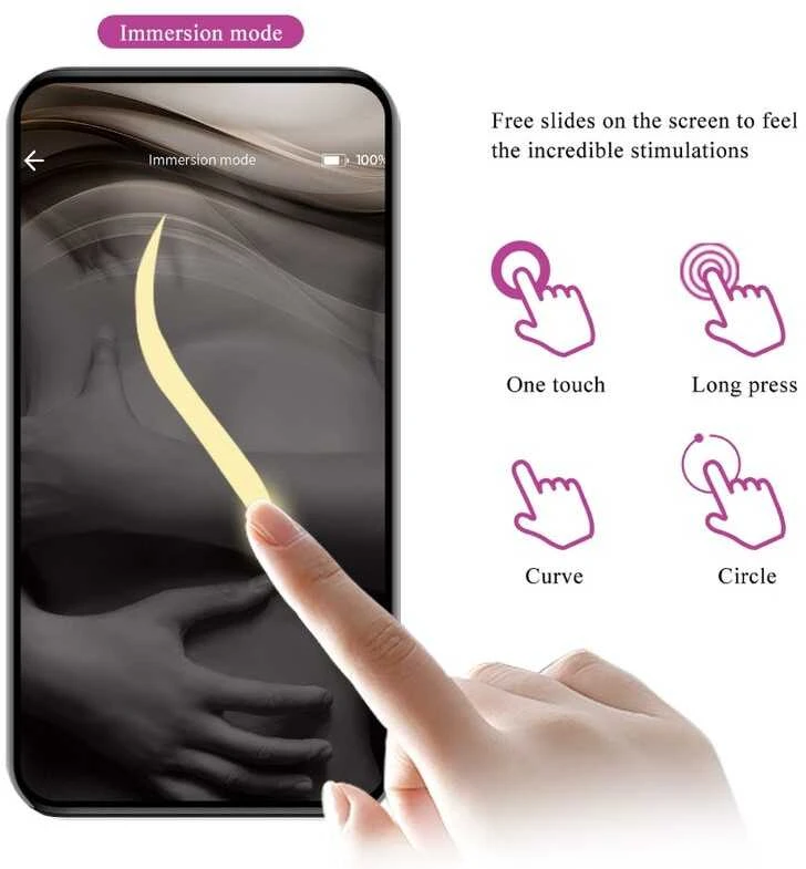 Pretty Love Bottom LYBAILE Pretty Love Nymph bullet vibration Mobile APP nuotolinio valdymo pultas Violetinė