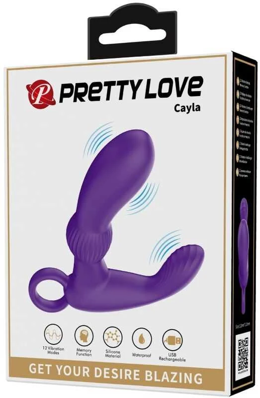 PRETTY LOVE - CAYLA ANALINIS VIBRATORIAUS MASAGER LILA