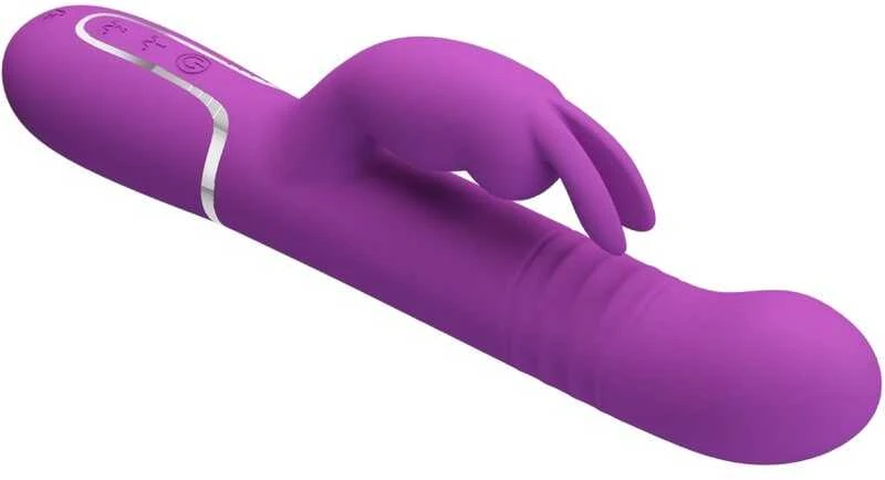 PRETTY LOVE - Coale Violetinė, 7 vibravimo funkcijos 4 sukimosi funkcijos 4 stūmimo nustatymai