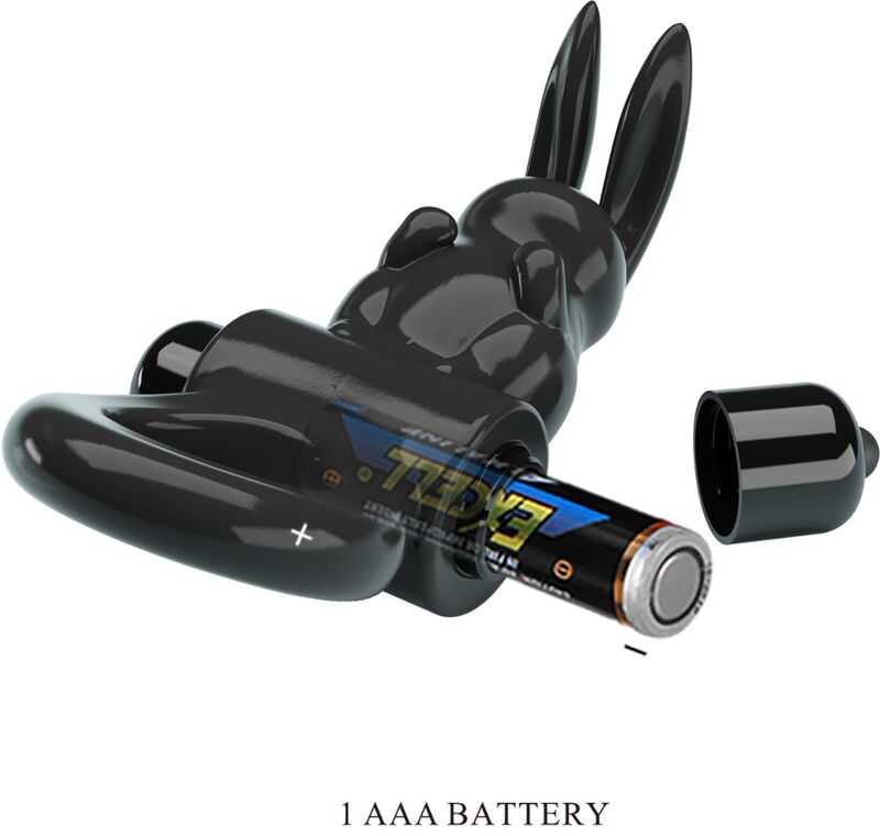 LYBAILE Pretty Love Exciting Vibrating Cock Ring Juodas