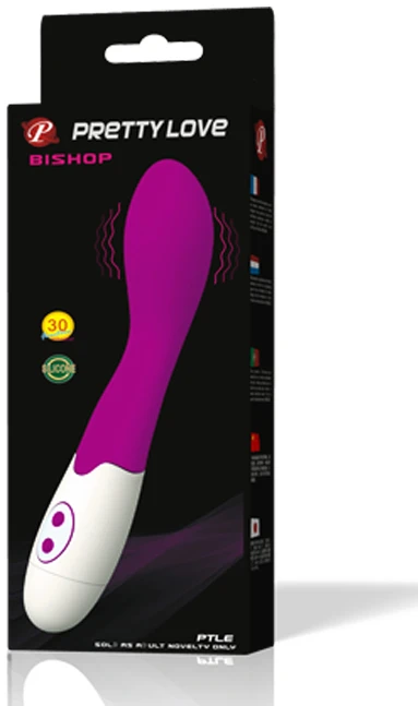 „Pretty Love Bishop“ vibratorius su 30 vibracijos funkcijų