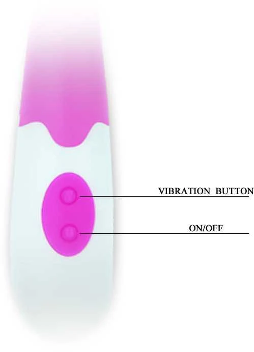 Pretty Love Flirtation LYBAILE Pretty Love Charles-Silicone Vibrator, 30 fun. vibr. Rožinė