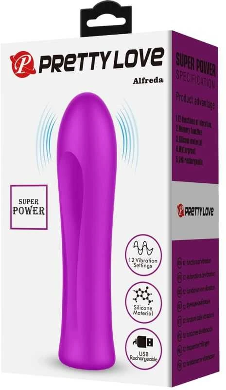 Pretty Love Flirtation PRETTY LOVE - ALFREDA SUPER GALINGAS VIBRUOTAS VIOLETINIS