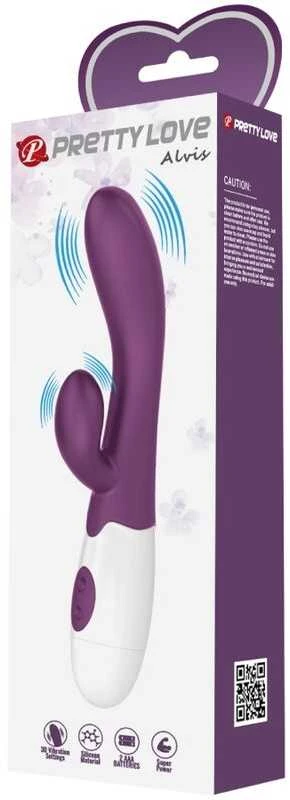 PRETTY LOVE - Alvis violetinė, 30 vibracijos funkcijų