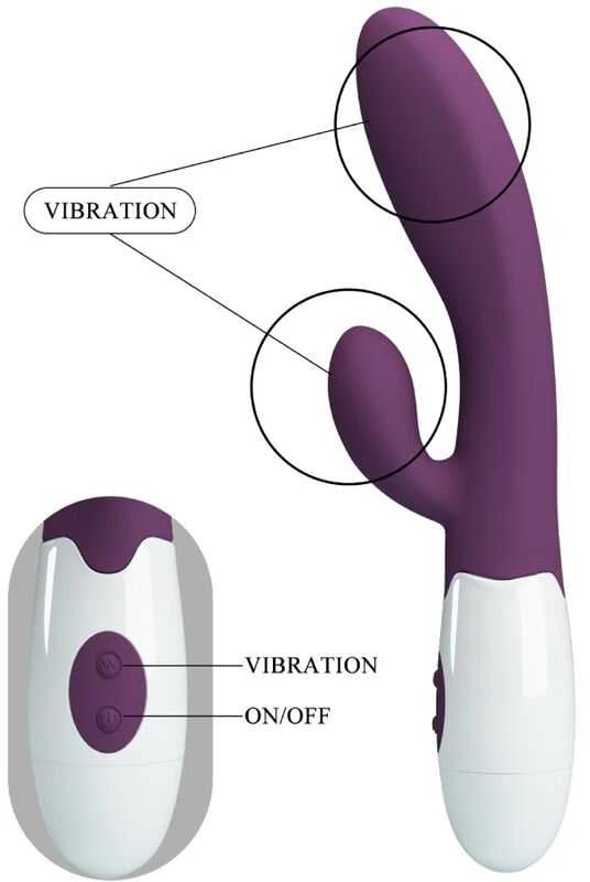 PRETTY LOVE - Alvis violetinė, 30 vibracijos funkcijų