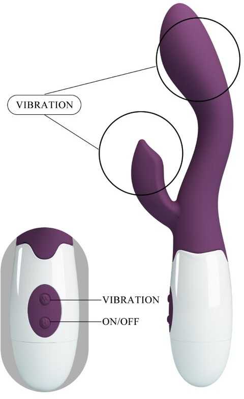Pretty Love Flirtation PRETTY LOVE - RYŠKUS G TAŠKO VIBRUOJAMASIS VIOLETINIS