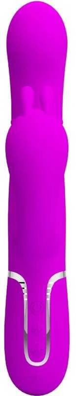 Pretty Love Flirtation PRETTY LOVE - Cammy Violetinė, Twinkled švelnumas, 7 smūgiavimo funkcijos 7 vibracijos funkcijos 4 riedėjimo funkcijos