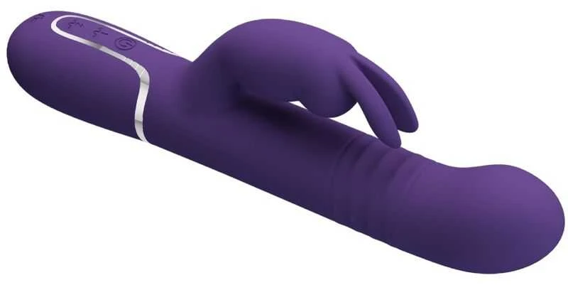 Pretty Love Flirtation „Pretty Love Flirt“ – „PRETTY LOVE“ – „COALE RABBIT“ VIBRUOJAMASIS 4 IN 1, VIOLETINIS