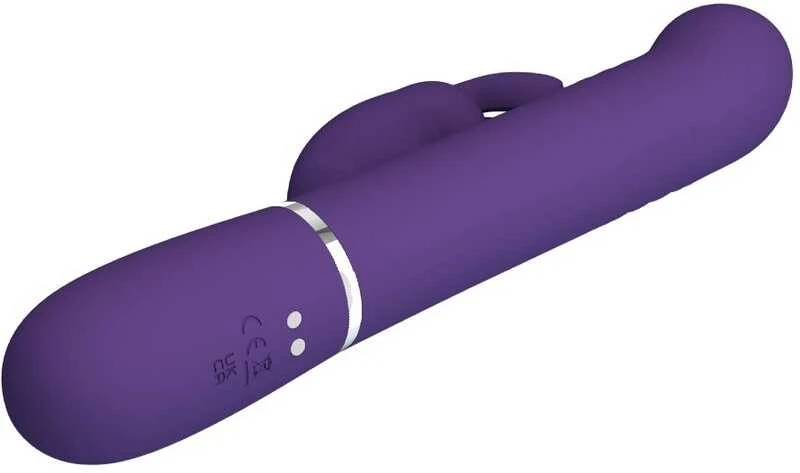 Pretty Love Flirtation „Pretty Love Flirt“ – „PRETTY LOVE“ – „COALE RABBIT“ VIBRUOJAMASIS 4 IN 1, VIOLETINIS