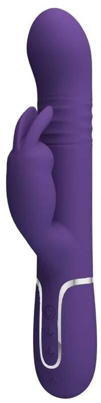 Pretty Love Flirtation „Pretty Love Flirt“ – „PRETTY LOVE“ – „COALE RABBIT“ VIBRUOJAMASIS 4 IN 1, VIOLETINIS