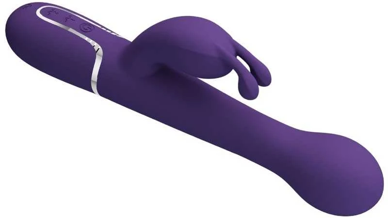 Pretty Love Flirtation PRETTY LOVE - DEJON TRIUŠIO VIBRUOTAS 3 IN 1 DAUGIAFUNKCIS VIOLETINIS