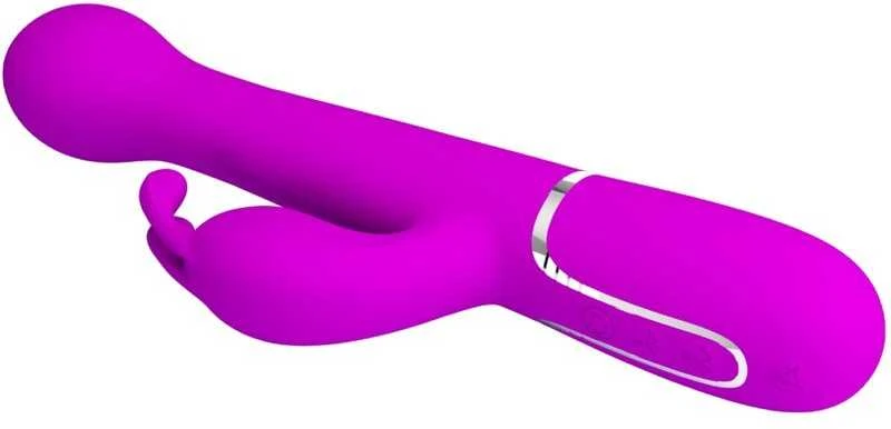 Pretty Love Flirtation PRETTY LOVE - DEJON TRIUŠIO VIBRUOTAS 3 IN 1 DAUGIAFUNKCIS VIOLETINIS