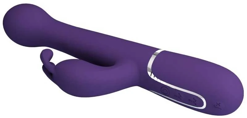 Pretty Love Flirtation PRETTY LOVE - DEJON TRIUŠIO VIBRUOTAS 3 IN 1 DAUGIAFUNKCIS VIOLETINIS