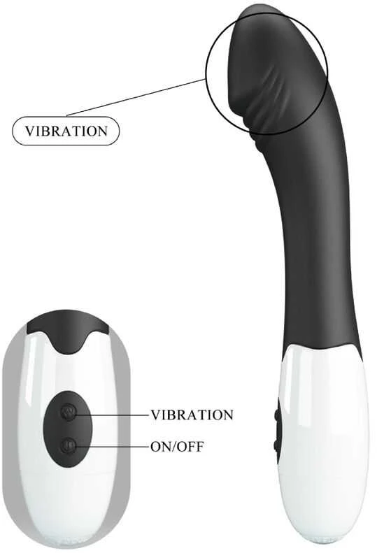 Pretty Love Flirtation PRETTY LOVE – Elementari juoda, 30 vibravimo funkcijų
