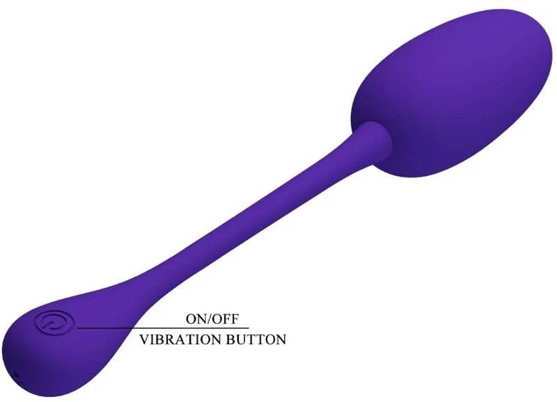 Pretty Love Flirtation PRETTY LOVE - KNUCKER VIOLETINIS ĮKRAUNAMASIS VIBRUOJAMAS KIAUŠINIS