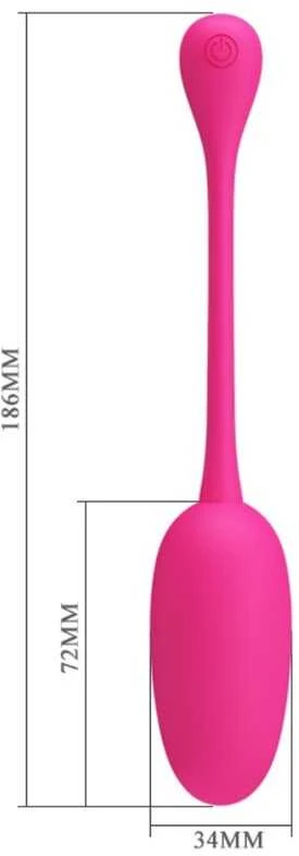 Pretty Love Flirtation LYBAILE Pretty Love Knucker Vibrating Egg Magenta