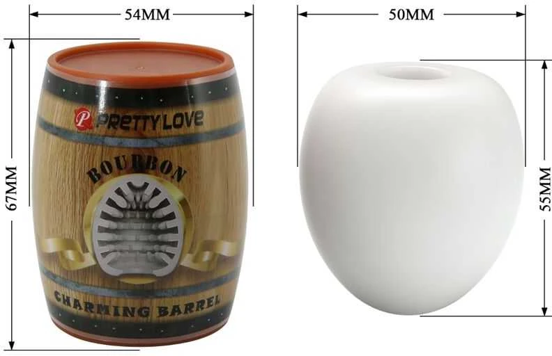 Pretty Love Flirtation PRETTY LOVE - BOURBON, Charming Barrel TPR / ABS