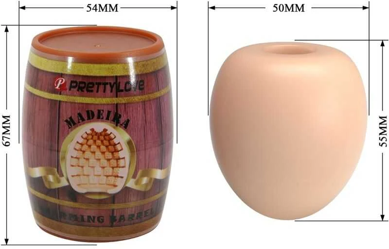 Pretty Love Flirtation MADEIRA CHARMING BARREL, TPR, Atsparus vandeniui