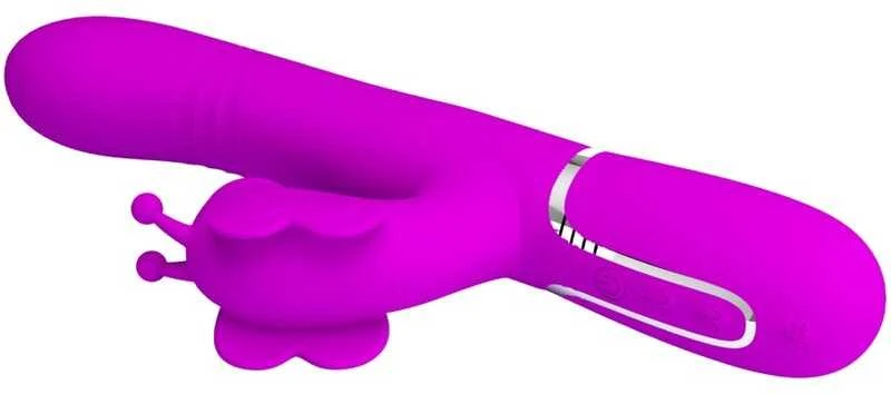 Pretty Love Flirtation Pretty Love Butterfly Clit Vibrator Rožinė