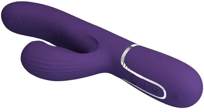 Pretty Love Flirtation GRAŽI MEILĖ - Žvilgantis švelnumas, 7 bakstelėjimo funkcijos, 7 trankymo funkcijos