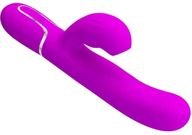 Pretty Love Flirtation GRAŽI MEILĖ - Žvilgantis švelnumas, 7 bakstelėjimo funkcijos, 7 trankymo funkcijos