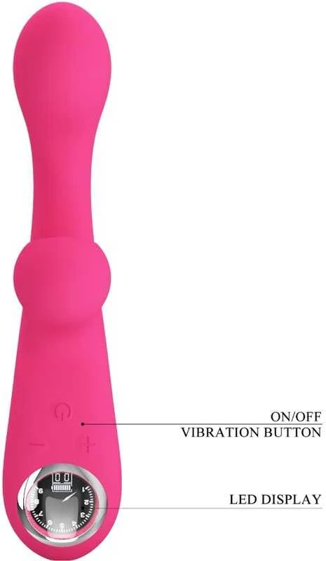 Pretty Love Flirtation Rožinė PRETTY LOVE - Skylar Rožinė, 10 vibracijos funkcijų, 10 dunksėjimo funkcijų, 9 greičio lygiai