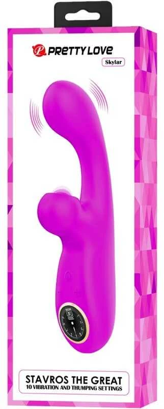 Pretty Love Flirtation PRETTY LOVE - SKYLAR VIOLETINIS STIMULIATORIUS VIBRUOJAMASIS